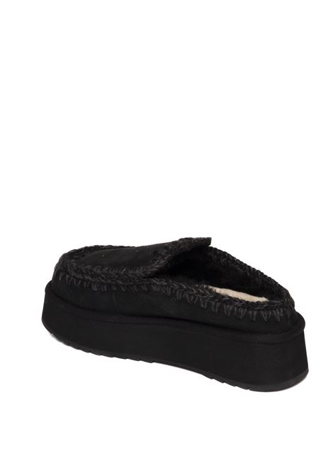 sabot platofrm nero MOU | CLOG ESKIMO PLATFORM681004A-BKB